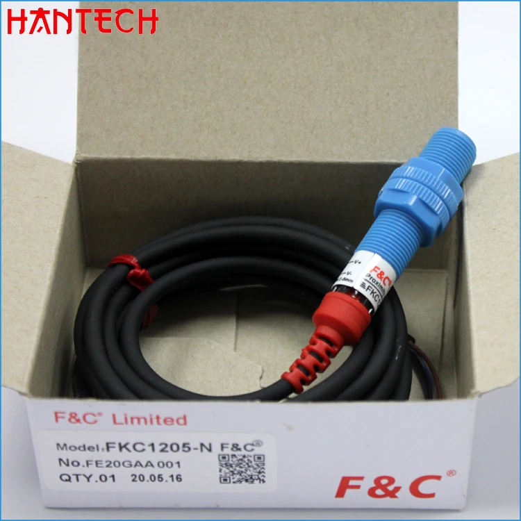 FKC1205-P PNP NO M12 24V DC Water liquid Level Indicator Capacitive Proximity Sensor