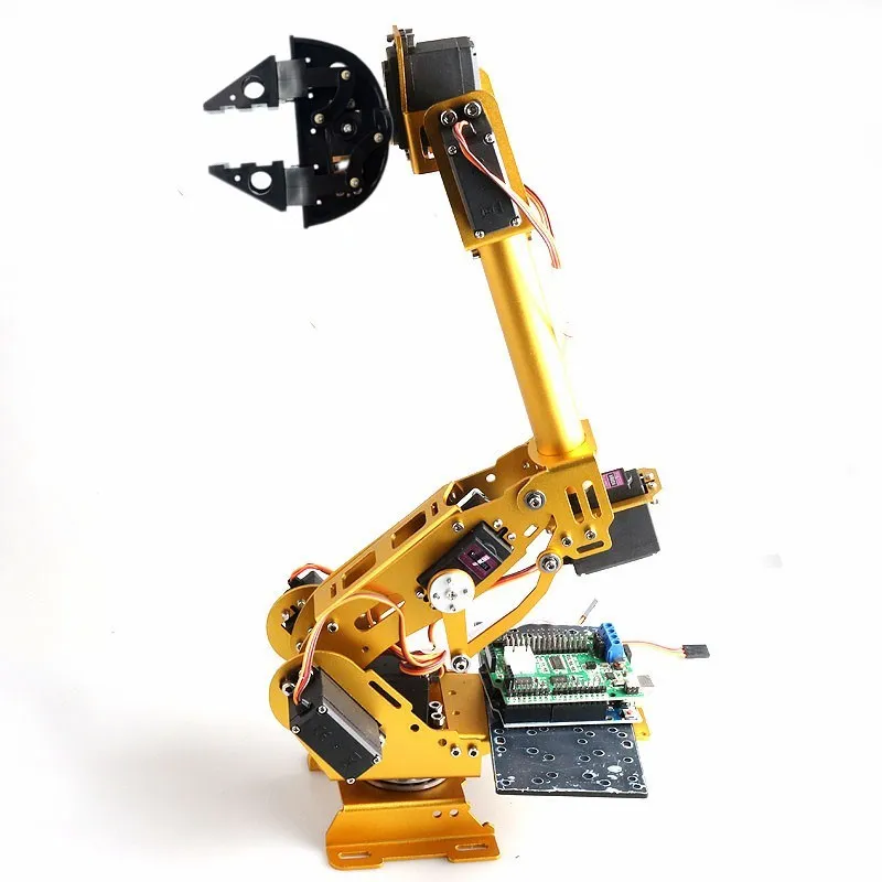 WiFi/Bluetooth/Handle Control 7DOF Mobile Robot Arm +Parallel Mechanical Claw RC Robotic Hand Set Grab DIY Competition Teaching