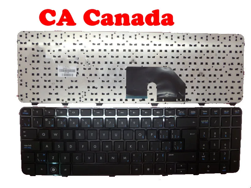 Laptop Keyboard For HP DV6-6000 665937-051 640436-051 665326-051 With Black Frame France FR/GR German/CA Canada/RU Russian