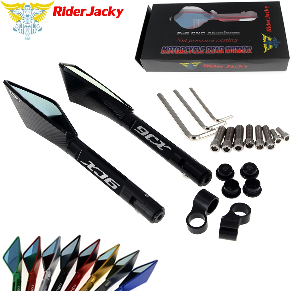 RiderJacky Aluminum Motorcycle Rearview Side mirrors For Yamaha XJ6 DIVERSION 2009-2015 2010 2011 2012 2013 2014