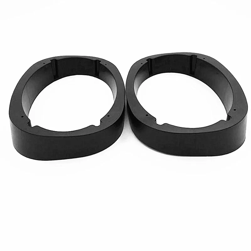 2pcs Car Audio Modified 6x9 Inch Speaker Accessories Flat Oval Beveled Waterproof Plastic Pad Washer Installation Depth