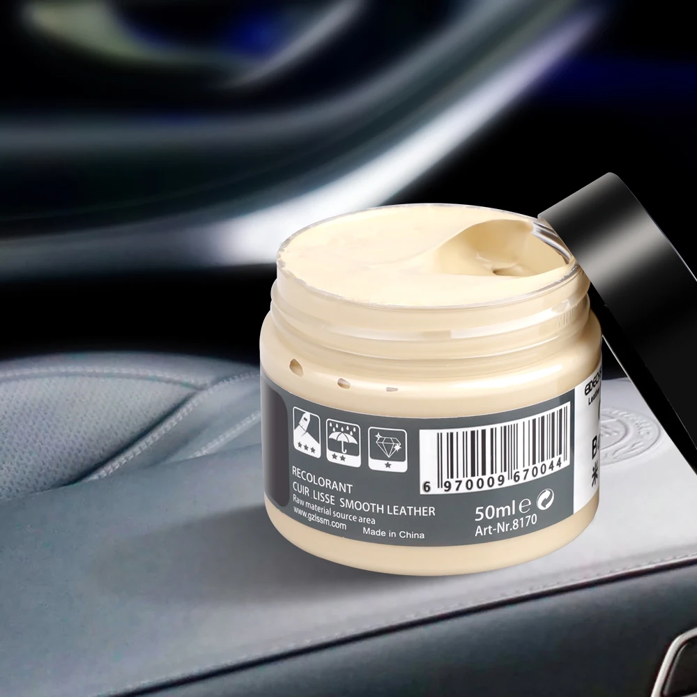 Leather Repair Gel Colorful Car Repair Scratches Cracks Home&Car Seat Leather Complementary Refurbishing Cream Repair Paste