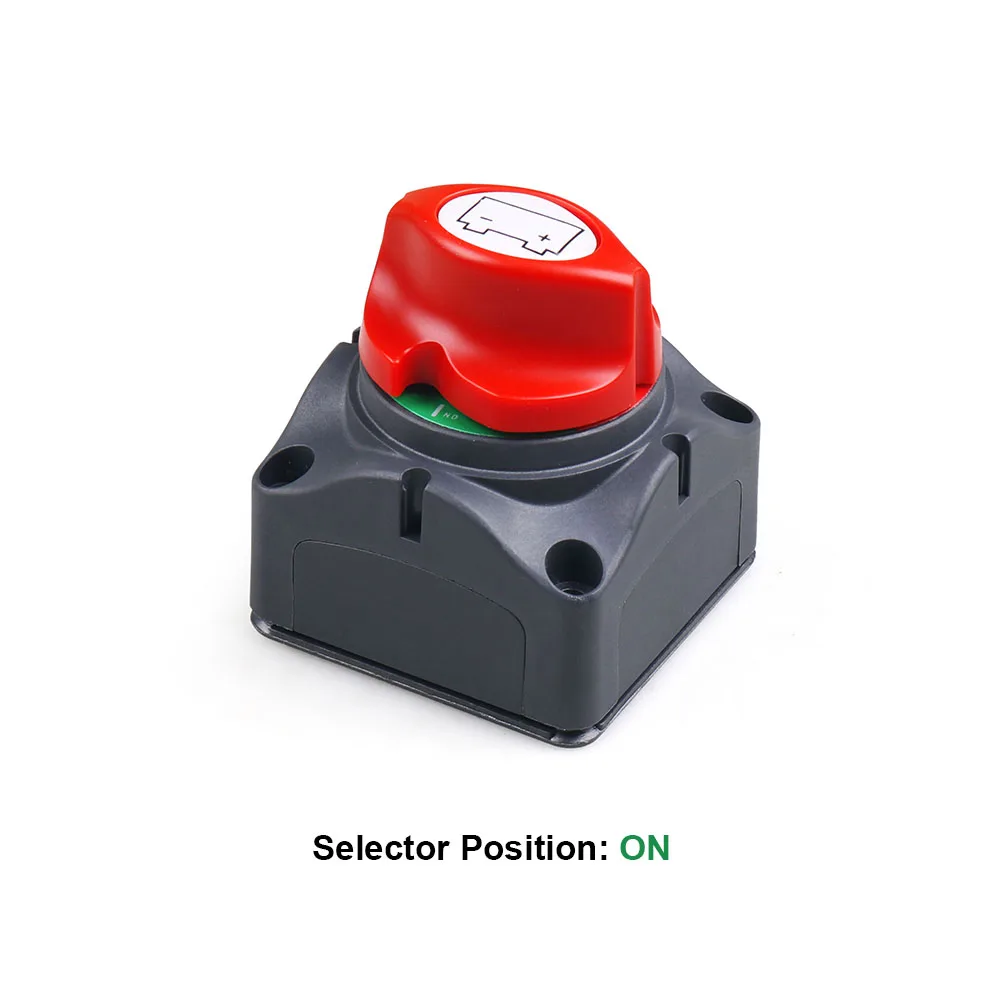 Car Auto 12V-60V 100A-300A RV Marine Boat Battery Selector Isolator Disconnect Rotary Switch Cut