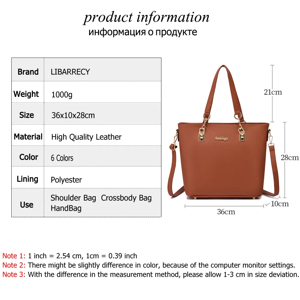 Composite Bags Design Ladies Shoulder Bag Letter Solid Color Luxury Women Wallet High Quality Leather Fashion Women\'s Handbags