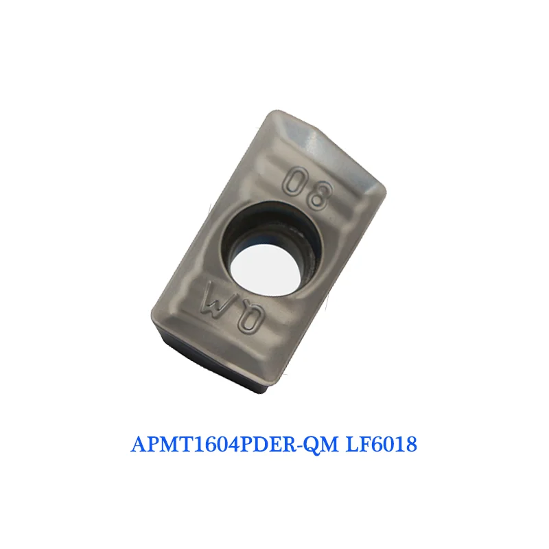 Herramienta de corte de carburo APMT1604 PDER M2 H2 QM LF6018, herramienta de fresado CNC para acero inoxidable, DESKAR APMT 1604, 10 piezas