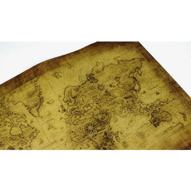 72*47cm Vintage The Old World Map Poster Gifts Home Decor Retro Kraft Paper Large Treasure Map Wall Sticker