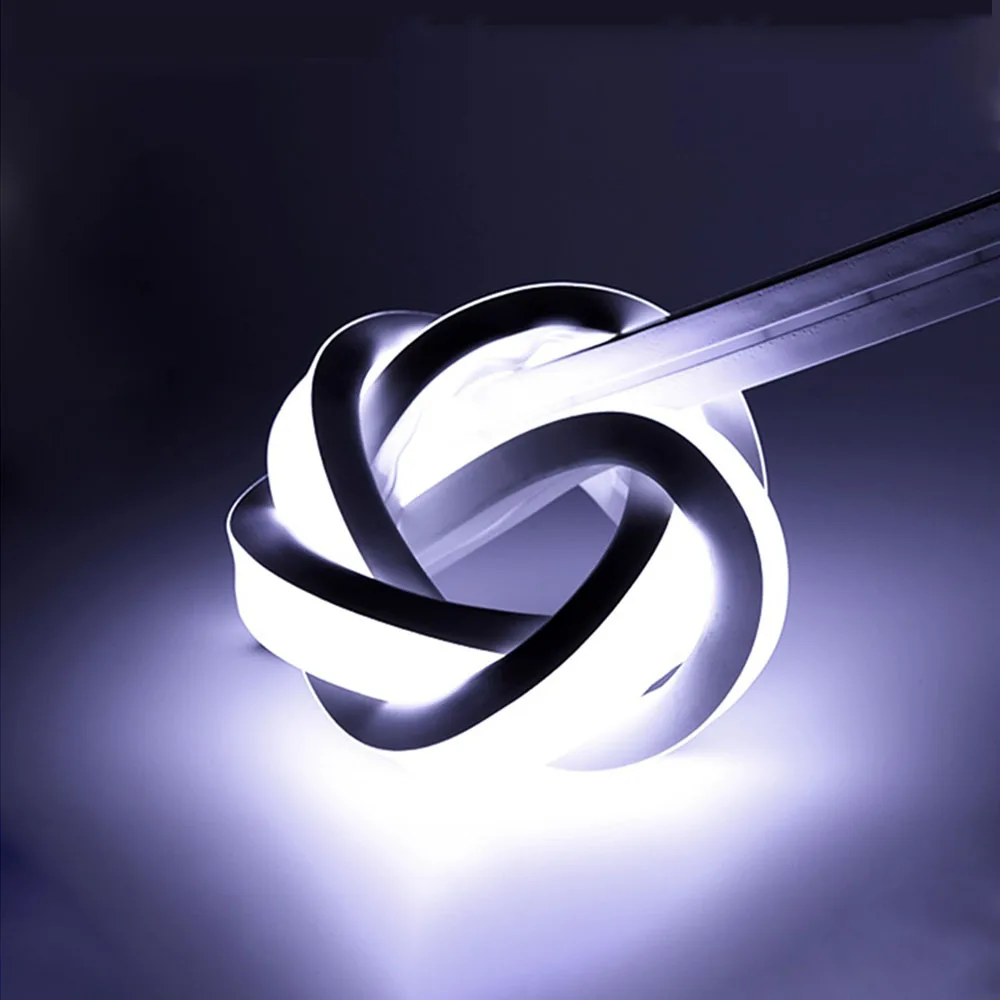 LED Neon Rope Tube Flexible led Strip Light black Silica Gel Soft Lamp Tube SK6812RGBW WS2811 WS2812B 5050 IP67 Waterproof