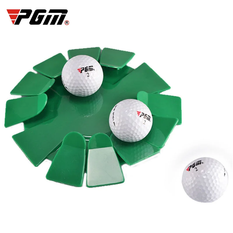 PGM Golf Disc Indoor Putting Practice Disc Green Hole Cup Disc Leaf Practice Ball Disc Catcher Golf Supplies DB004
