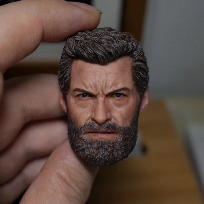 

1/6 Scale Collectible Figures Accessories Elderly Hugh Jackman Head Sculpt For 12" Male Action Figure Doll,Body Not Included 163