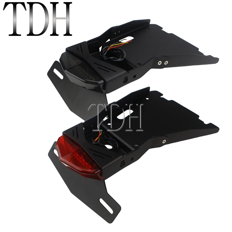 ATV Auad Rear Fender License Plate Bracket for BMW R NINE T Scrambler Racer Urban R9T 14-18 Tidy Eliminator Tail Brake Lights