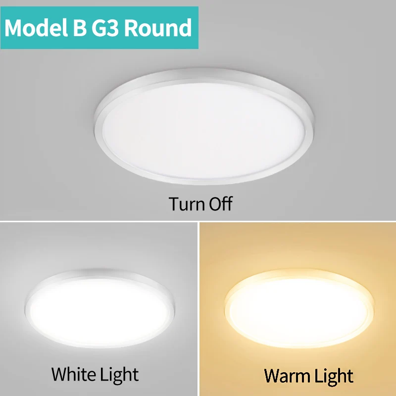 Kaguyahime LED Panel Light 18W 24W 36W 48W LED Surface Ceiling Downlight AC85-265V Round Ceiling Lamp For Decoration Home Light