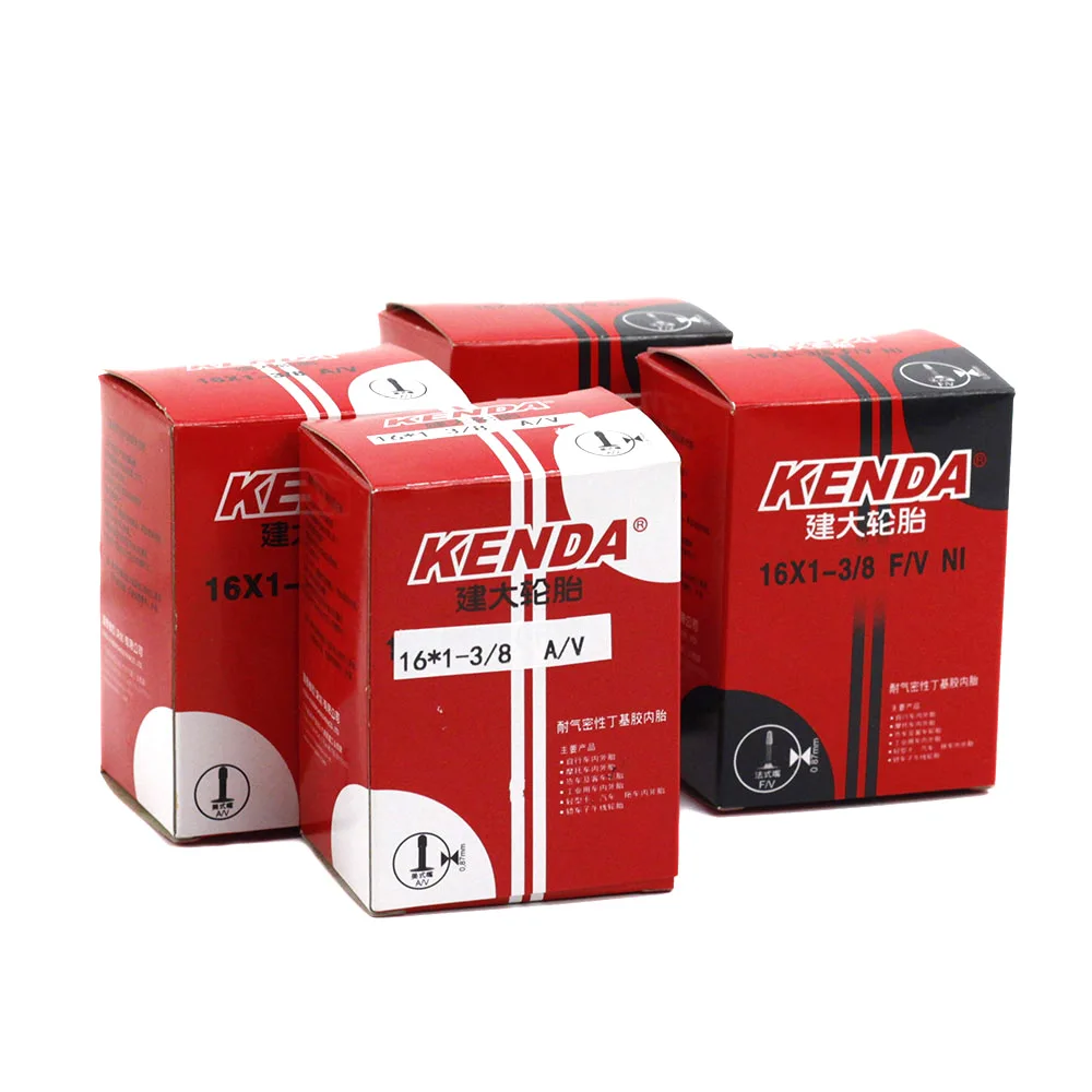 KENDA Bike Inner Tube, for Brompton 3sxity Pike Element, BMX Folding Bicycle Tubes, Cycling Parts, 349, 16x1-3/8, 2Pcs