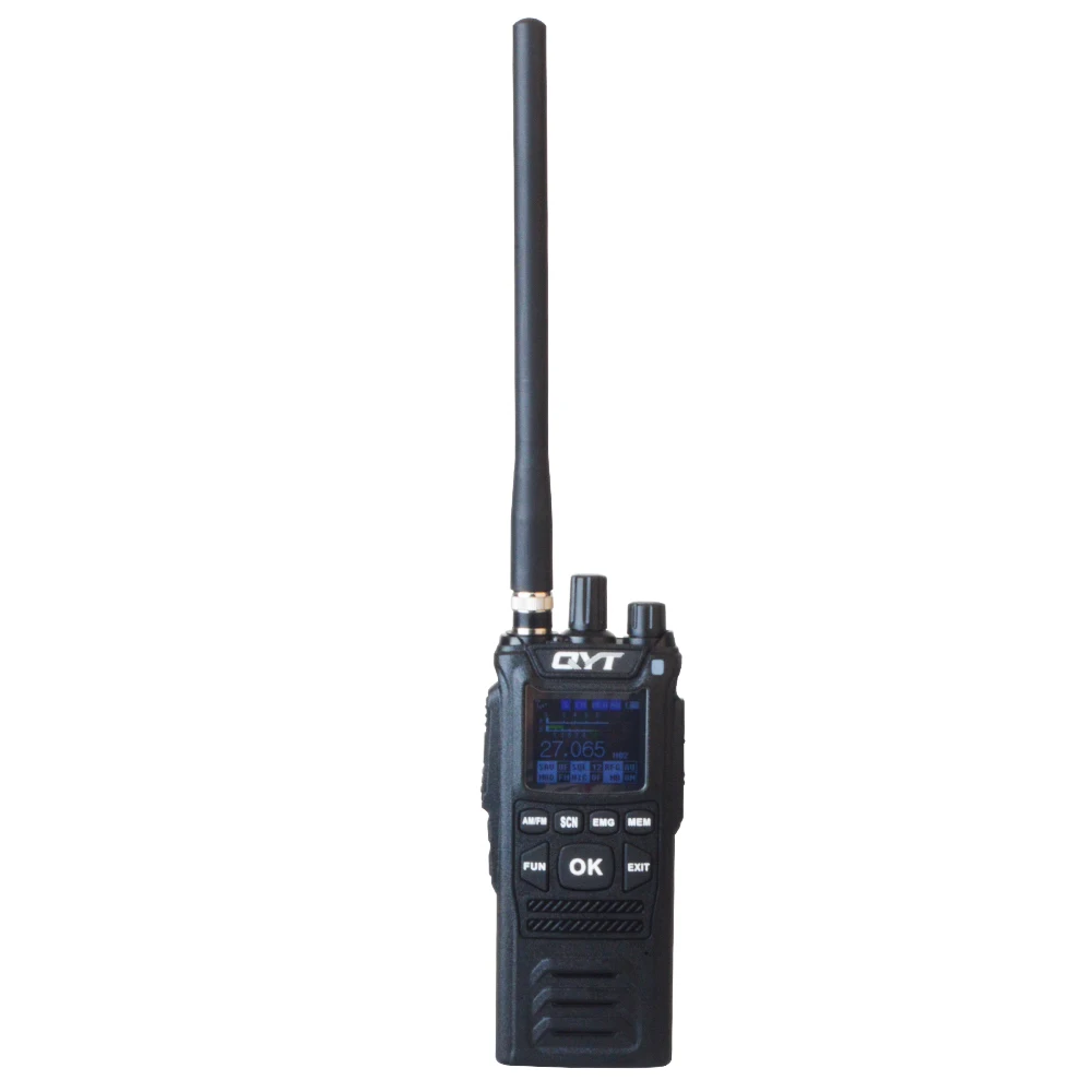 QYT CB-58 4W 12V26.965-27.405MHz CB Walkie Talkie AM/FM Band Citizen Genggam 40 Saluran CB 27MHz Radio Dua Arah