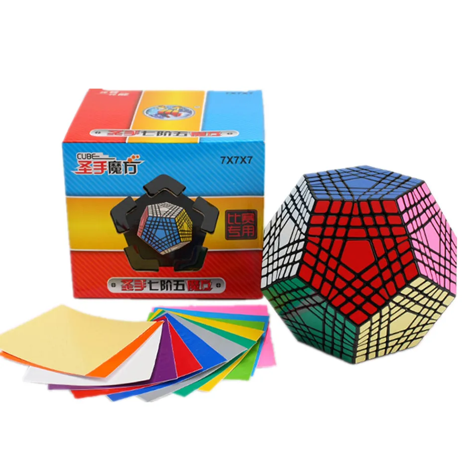 Shengshou 7x7 Megaminx 7x7 Teraminx Puzzle Magic Cube Professional Dodecahedron Cube Educational Toys For Children Magic Cube