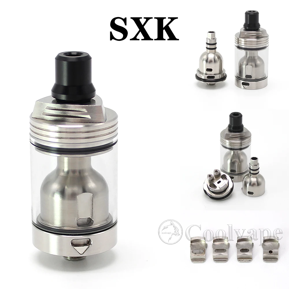 

Атомайзер SXK SKYLINE R RTA 22 мм, атомайзер 316SS с одной катушкой, бак MTL 3,2 мл, электронная сигарета с резьбой 510, vs Berserker Mini V2 MTL RTA