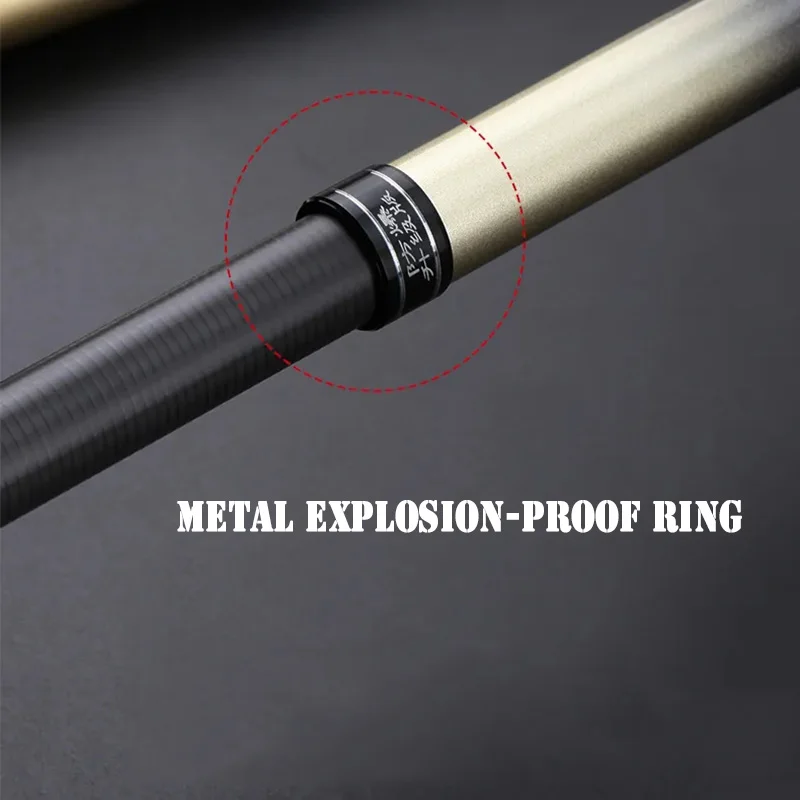 Carbon Long Carp Fishing Rods 7.2m 8m 9m 10m Stream Telescopic Hand Feeder Pole Travel Hand Rod