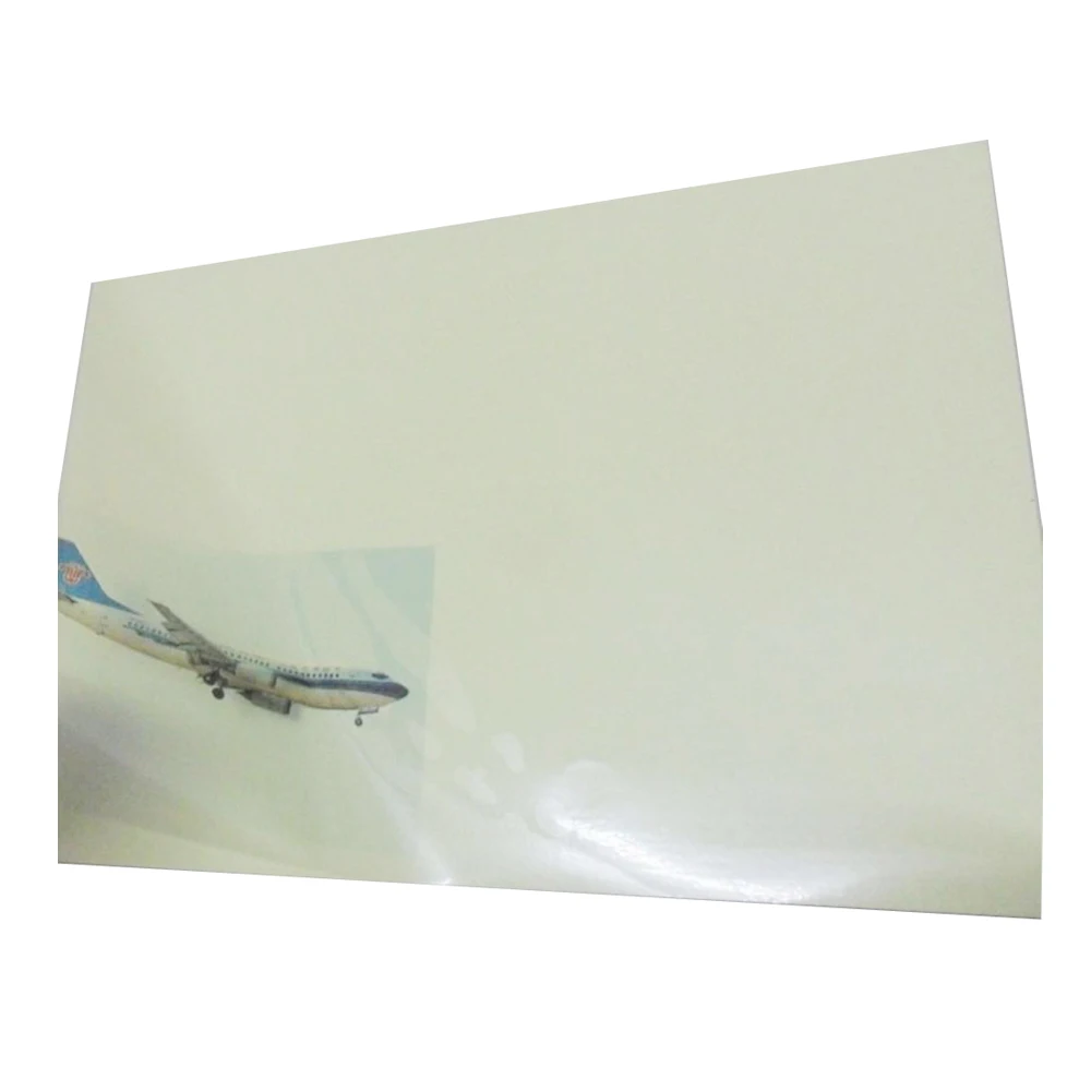 Imagem -03 - Blank Gloss Limpar Transparente Pet Etiqueta Adesivo Folhas Especial para Impressora Jato de Tinta a4