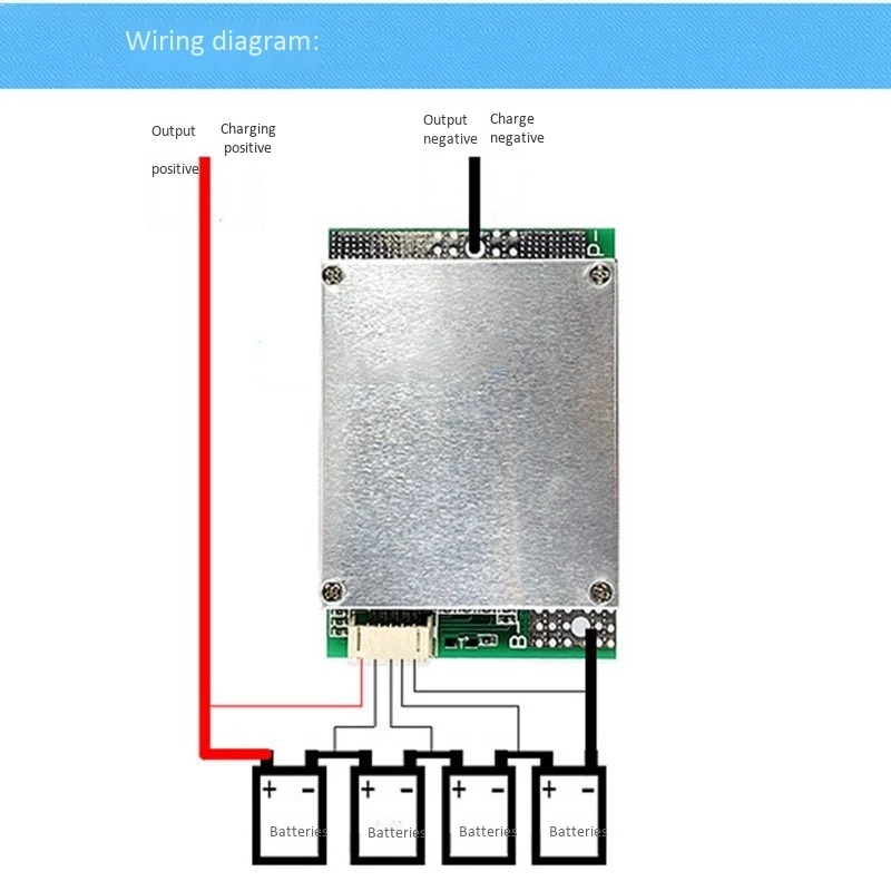 Scheda di protezione per caricabatterie al litio li-iron 4s 12V 50A BMS con bilanciamento della batteria di alimentazione/miglioramento della scheda di protezione PCB