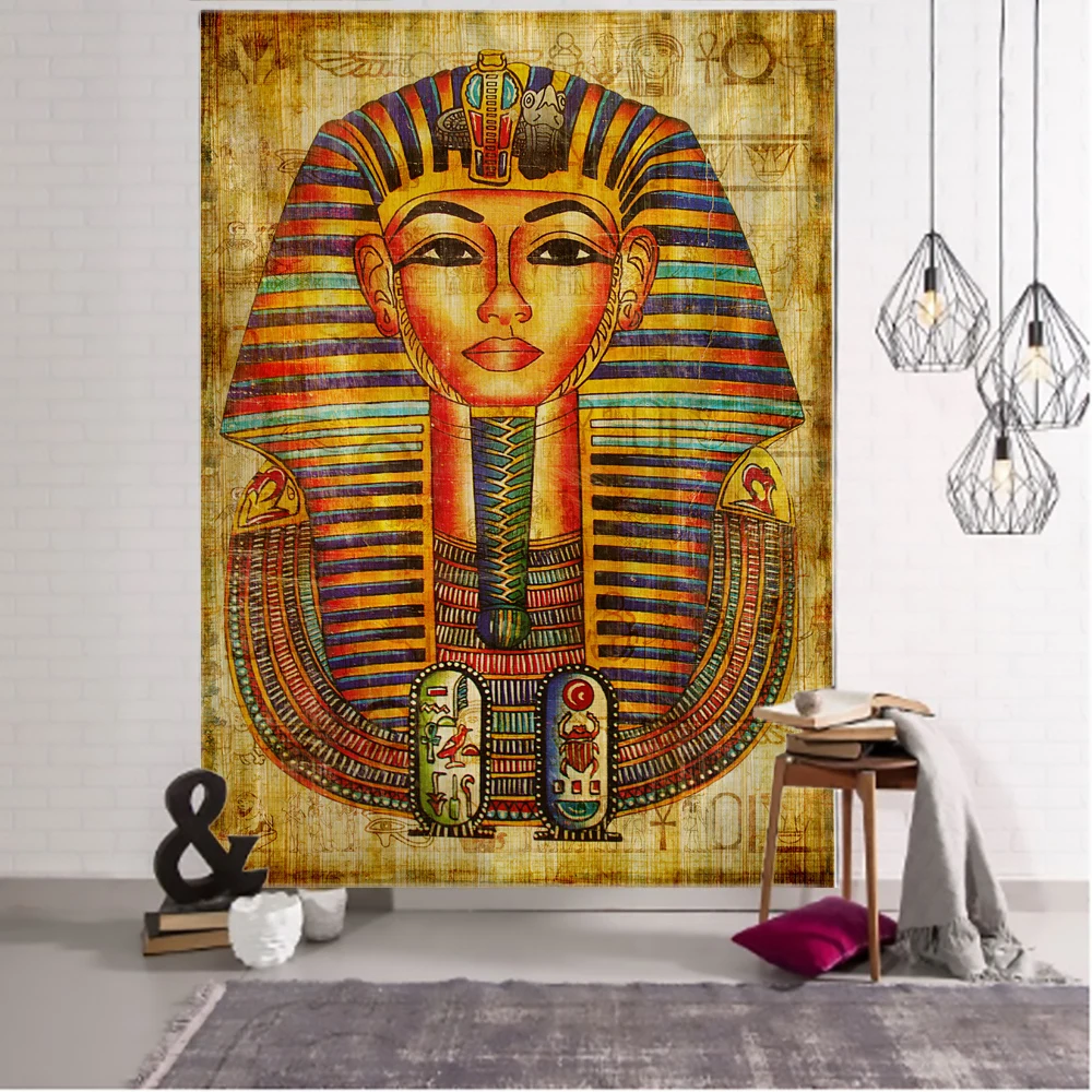 

Ancient Egyptian Tribal Savage Tapestry Wall Hanging Home Dorm Decor Bedspread Throw Art Home Decor Wall cloth