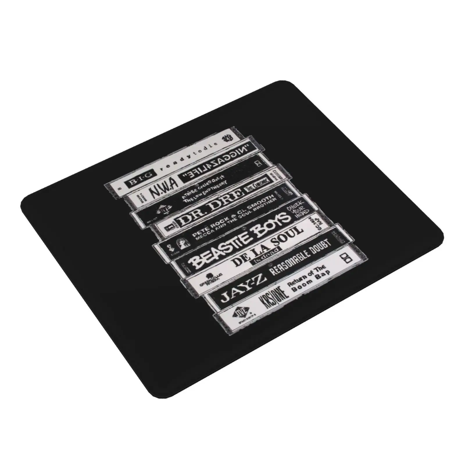 Hip Hop Tapes Mouse Pad DIY Print Hip Hop Rhymes Producers Dj Djing Mixing Scratching Soul J Dilla Jay