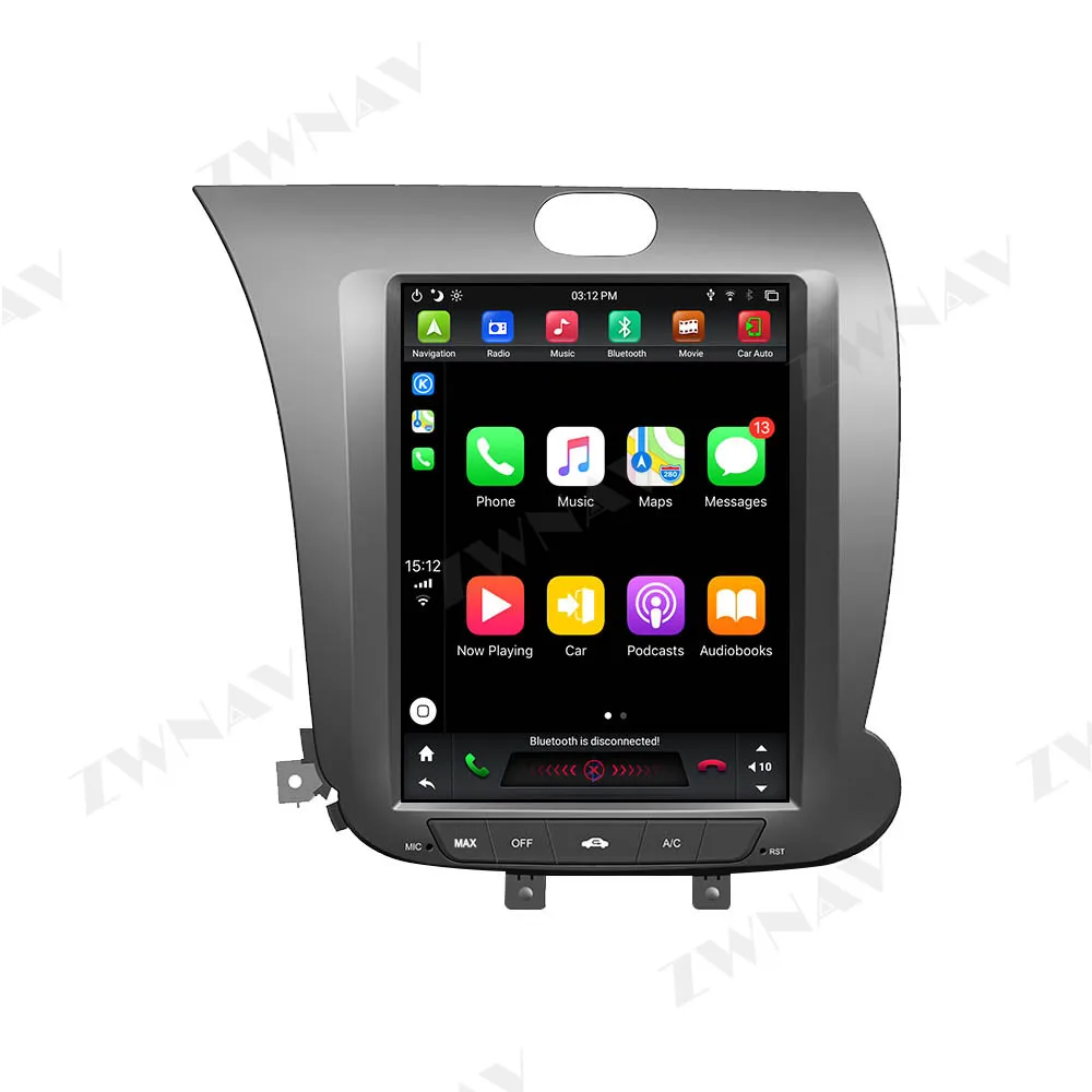 PX6 DSP Carplay Tesa- screen Android 13 Car Multimedia Player For KIA CERATO K3 FORTE 2013-2016 GPS Radio Auto stereo head unit