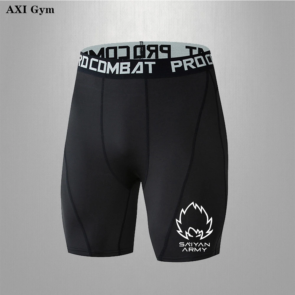 Muscle Men\'s Tight Shorts Gym MMA Jogging Training Compression Pants Fitness Pants Boxing Training Shorts Men\'s Sports Pants