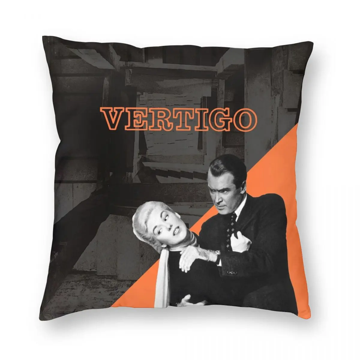 Vertigo Alfred Hitchcock Square Pillowcase Polyester Linen Velvet Pattern Zip Decor Pillow Case Home Cushion Cover