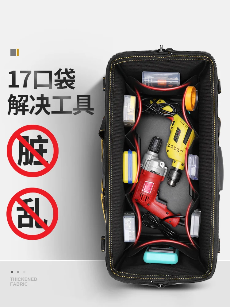Borsa portautensili da viaggio in tela borsa porta attrezzi da arrampicata di grande capacità borsa porta attrezzi da campeggio portatile all'aperto BD50TB