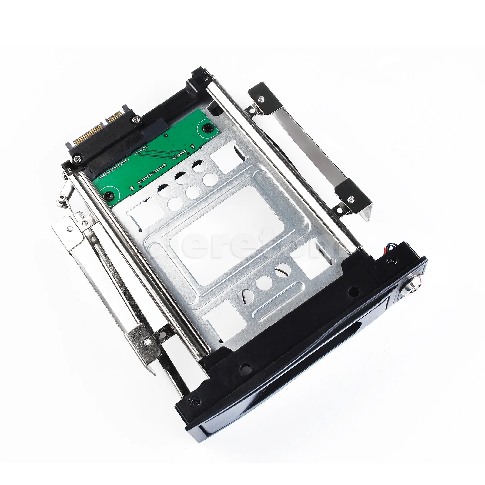 

5.25" Optical Bay Mobile Rack + 2.5" To 3.5" SATA Hard Drive Adapter + CABLE With LOCK & LED