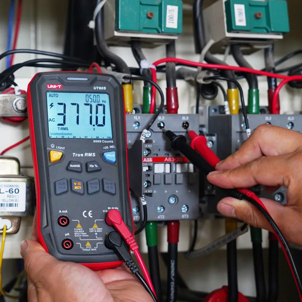 UNI-T UT60S قيمة فعالة حقيقية زر رقمي متعدد 9999 العد ، مع شريط التناظرية التيار المتناوب/تيار مستمر الجهد والتيار متر أوم اختبار