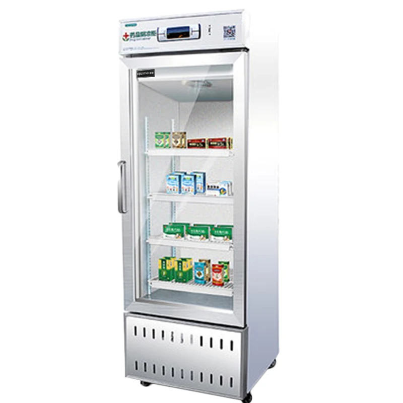 

400L small medicine shade cabinet commercial medical hospital medicine display cabinet single door pharmacy freezer