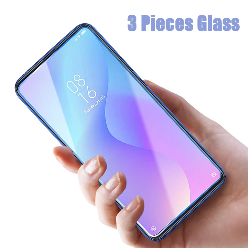 3PCS Phone Glass for Redmi Note 9 8 Pro 8T 9S 7 Screen Protector for Xiaomi Redmi 9 9A 9C 4X 3S 4A 4 S2 Go 9T 7A 8A Glass