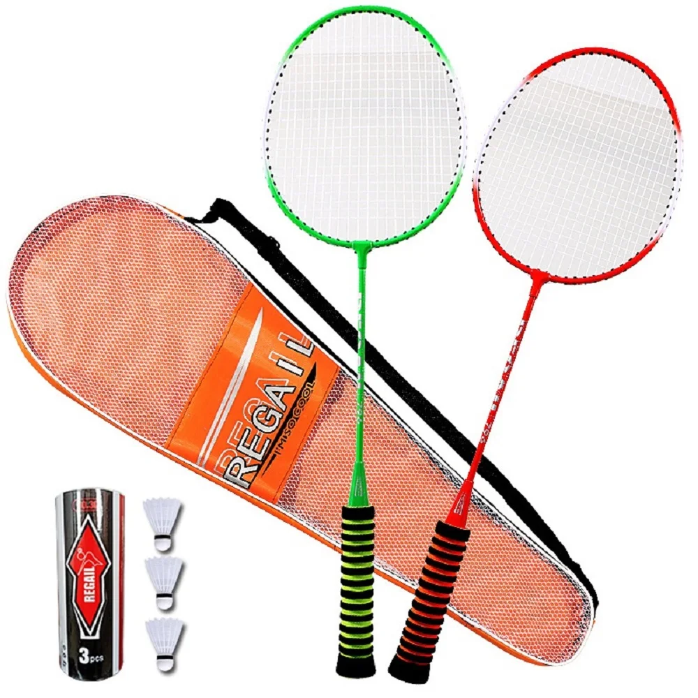 Badminton Racket Set for Adults and Children, Indoor and Outdoor Sport, Family Yard Games