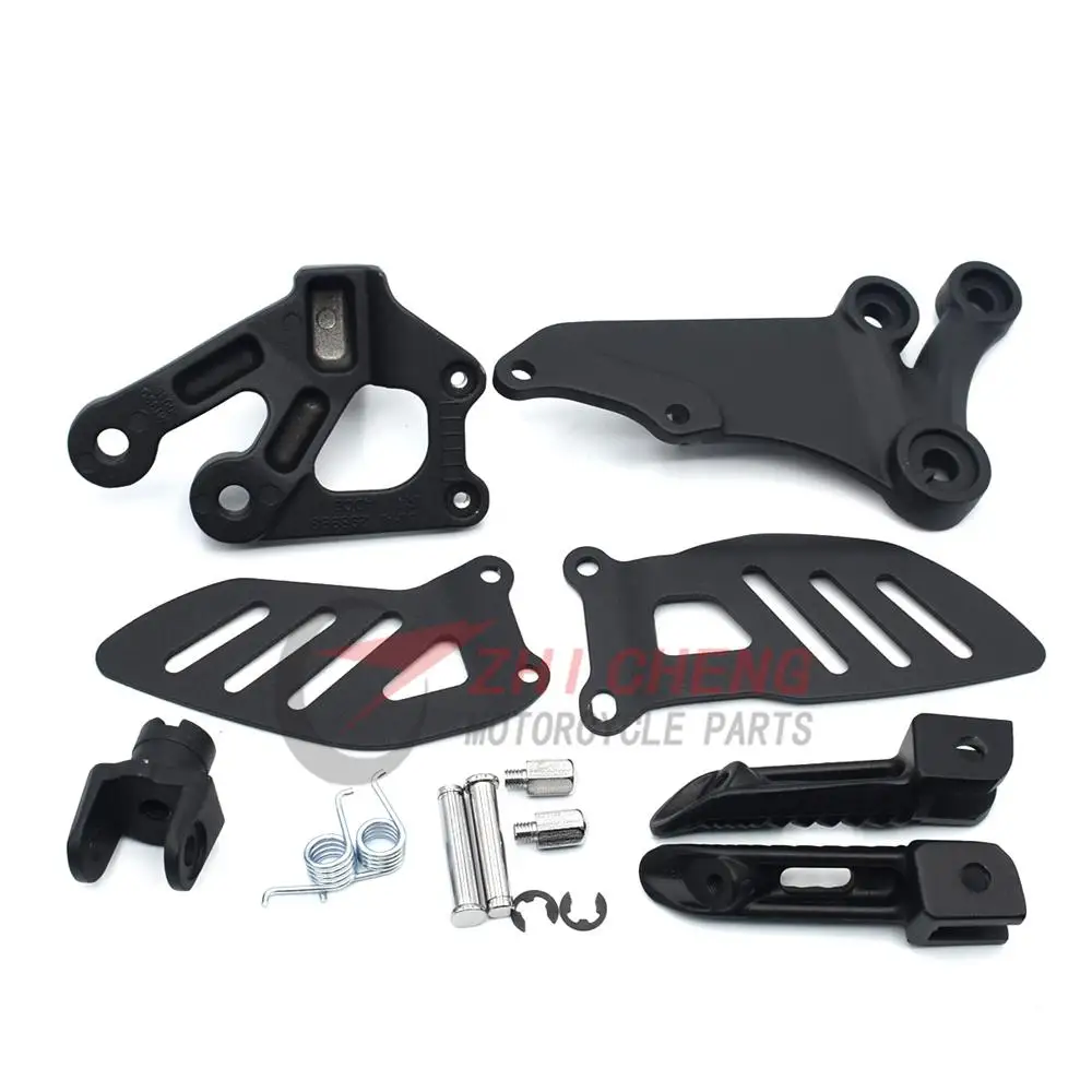 Motorcycle Footrest Set Front Foot Pegs Bracket Mount For Suzuki GSXR600 GSXR750 2006-2010 GSXR 600 750