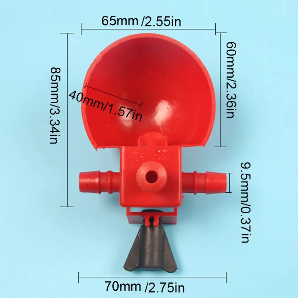 Newest Drinker Chicken Equipment Automatic Chicken Water Cup Bird Coop Water Drinking Cups Feed Automatic Poultry Chicken Fowl