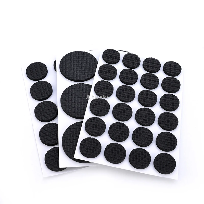 1-24PCS Self Adhesive Furniture Leg Feet Rug Felt Pads Anti Slip Mat  Bumper Damper For Chair Table Protector Hardware