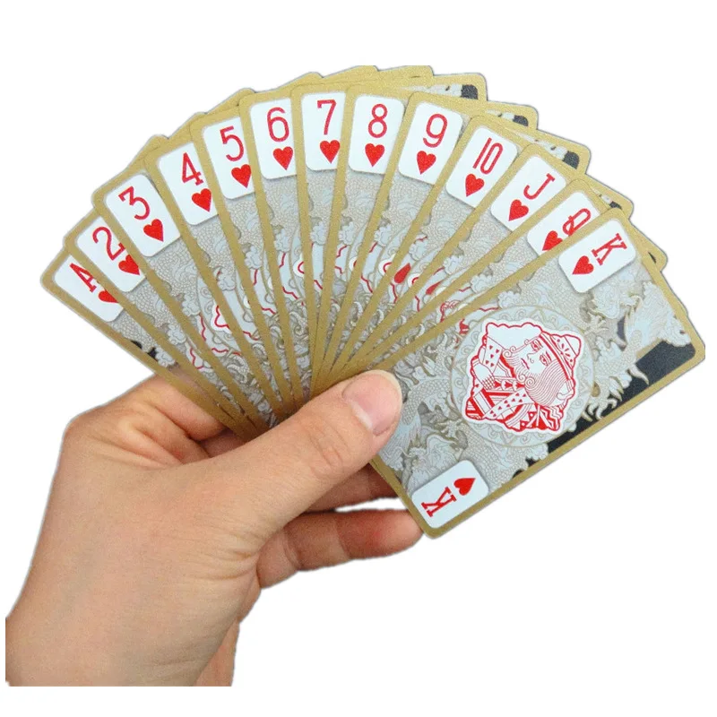 Transparent Plastic Playing Cards, High Quality, Waterproof, Phnom Penh, Dragon Playing Cards Collection, Magic，Gifts For Others