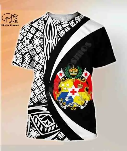 PLstar Cosmos 3DPrint Kanaka Polynesian Tribal country culture Harajuku Streetwear Native Unisex Funny Tshirts Short sleeve -b4