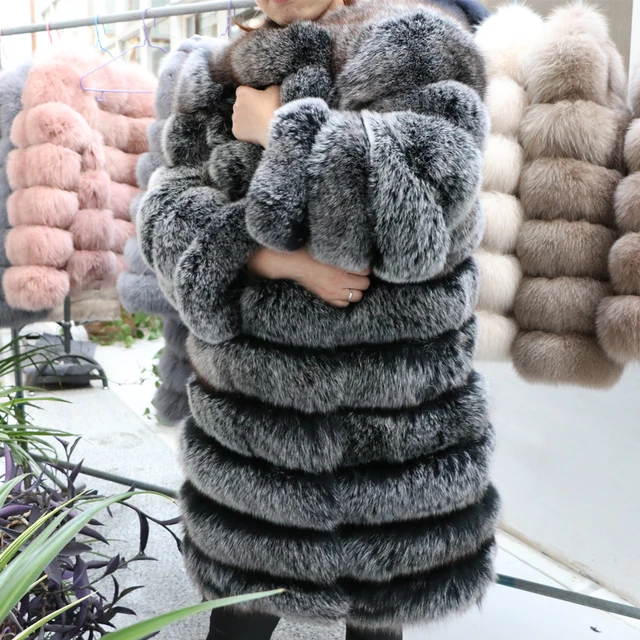 Womens Real Genuine Fur Coats Womens Coats Natural Fox Fur Real Fur Coats Jackets Real Fur Aliexpress
