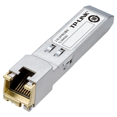 tp-link 2500mbps sfp 2.5 sfp to rj45 2.5 gigabit 2.5g module 2.5gbps transceiver switch tl-sm410u electrical port 1Gbps Cat 2.5