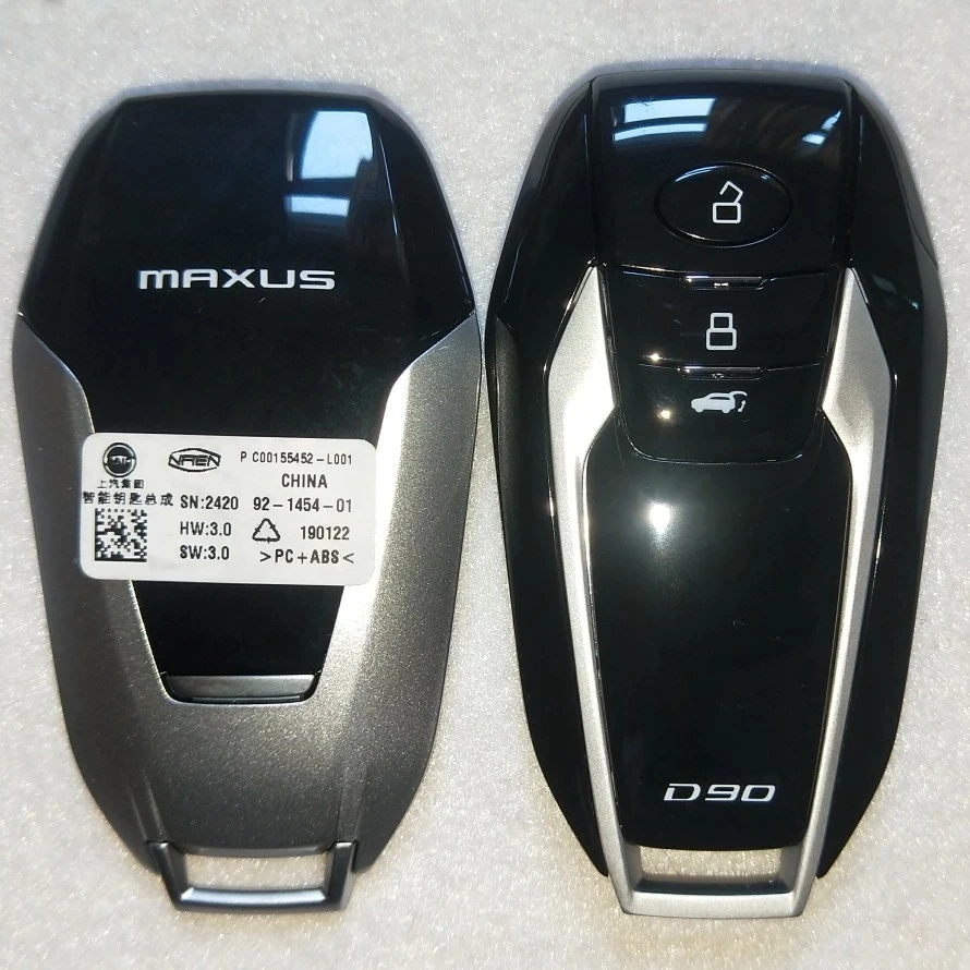 

Car Keyless Smart Remote Key ASK 433Mhz for SAIC MAXUS D90 Intelligent Remote Key