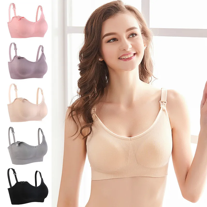 

Maternity Underwear Nursing Bras Slim Elastic Cozy Pregnancy for Feeding Nursing Bra Breastfeeding Breast Brassiere