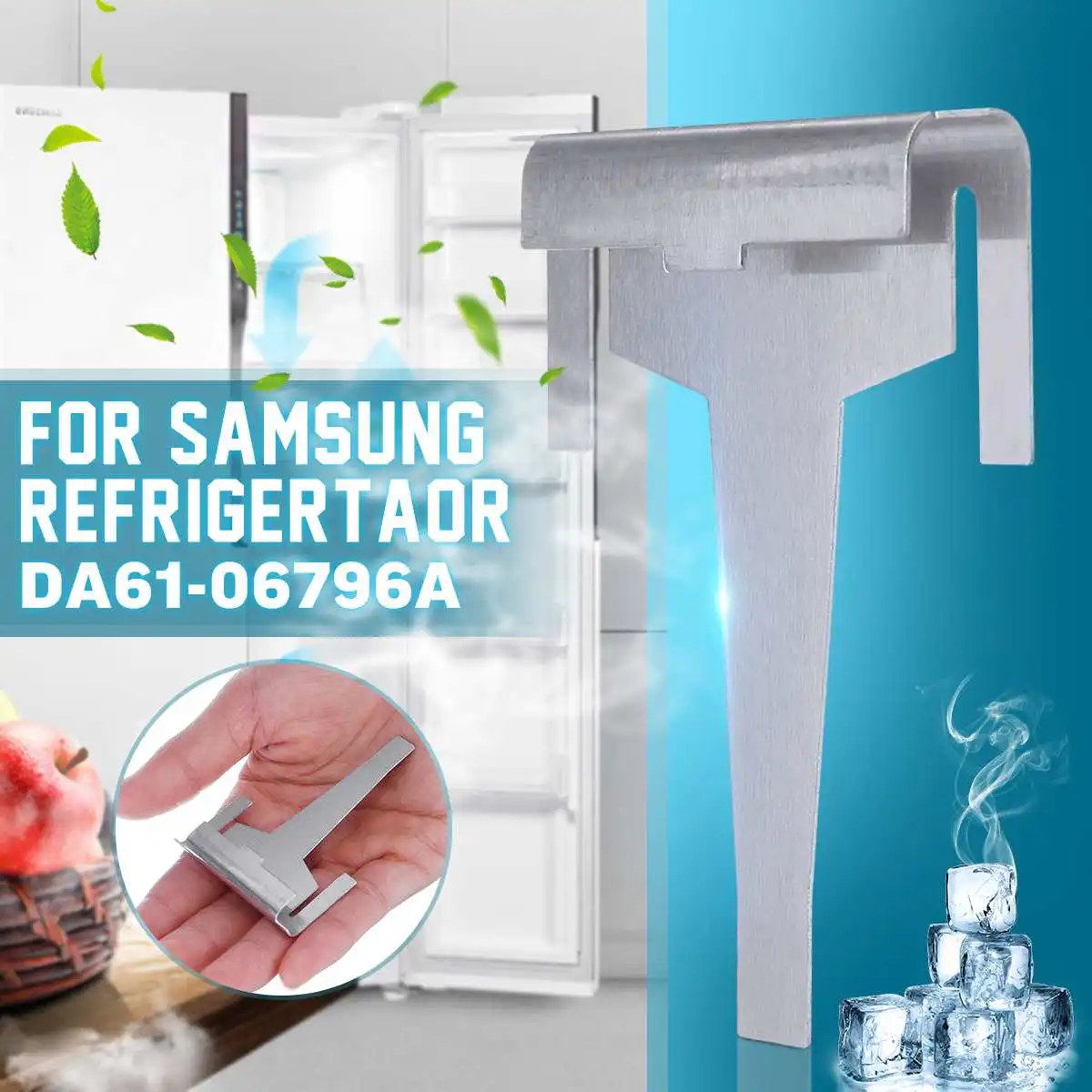 Réinitialisation de vidange en métal d\'évaporateur de réfrigérateur DA61-06796A pour le congélateur de réfrigérateur de Samsung 1870872 1718552