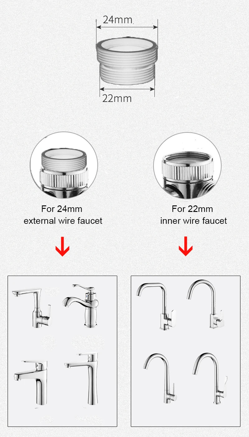 3-Modus-Bidet-Wasserhahn, externer Duschkopf, Badezimmer, Küche, Waschbecken, Wasserhahn-Adapter, Splitter-Set, Wasser-Umleitung, Dusche für Schönheitssalon – Detail 9