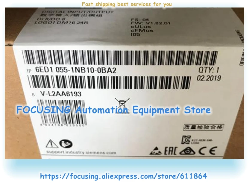 LOGO 8 PLC New LOGO 6ED1055-1FB10-0BA2 6ED1055-1CB10-0BA2 6ED1055-1NB10-0BA2 PLC In Boxed