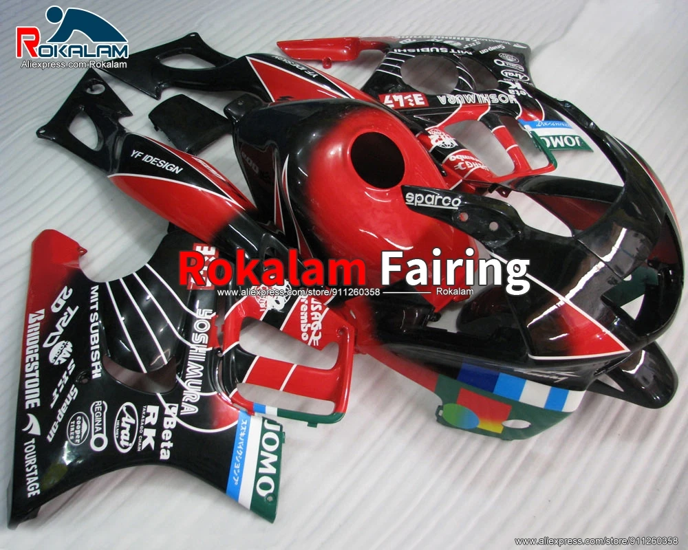 

Shell Kits For Honda CBR600 F3 1997 98 CBR 600 97 1998 CBR 600 F 3 Bodywork Motorcycle Red Fairing Kits (Injection Molding)