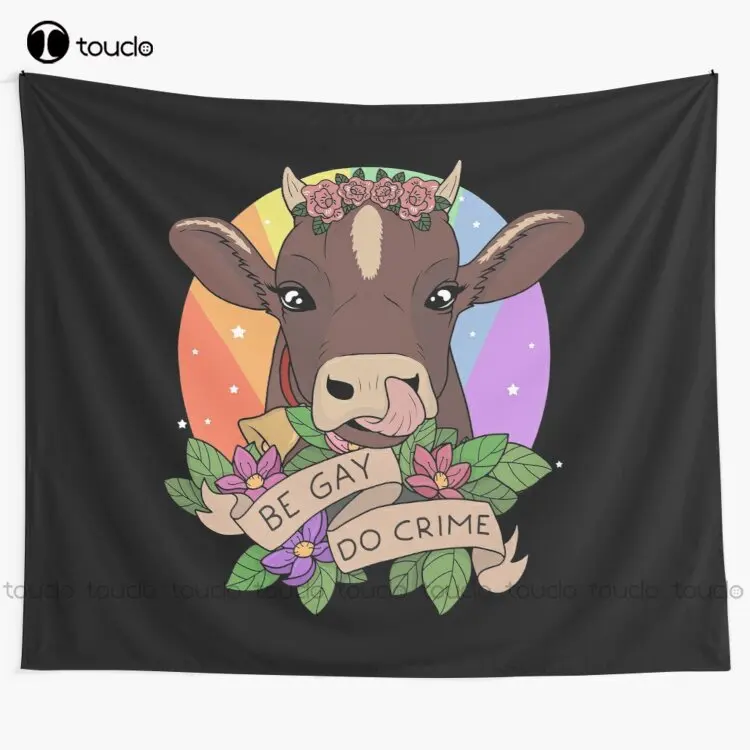 Ser Gay del crimen tapiz tienda Online tapiz colgante de pared para sala de estar dormitorio casa habitación decoración de la pared