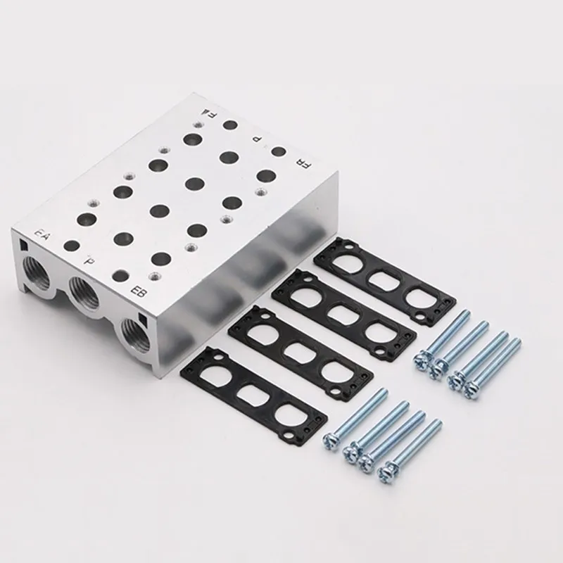 

1 PC SS5Y7-20 series container board 2-15 bit/joint Pneumatic SMC type busbar SY7120 solenoid valve connection base