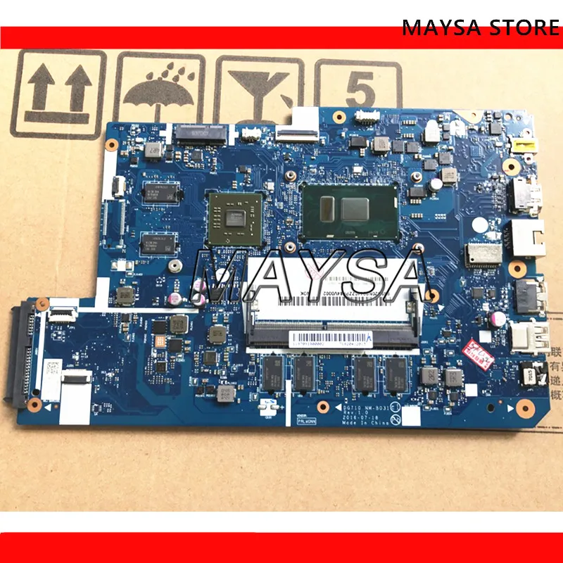 Laptop Motherboard For lenovo ideapad 110-17ikb 17.3 Inch DG710 NM-B031 4415U CPU 4GB RAM + 2GB video card works