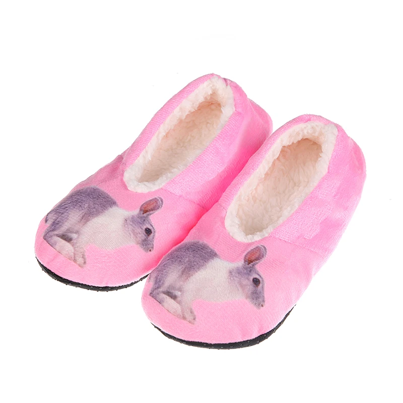 Mntrerm 2023 Arrival Winter Warm Plush Slippers Solid Super Soft Home Slippers Indoor Animal Women Slippers Shoes